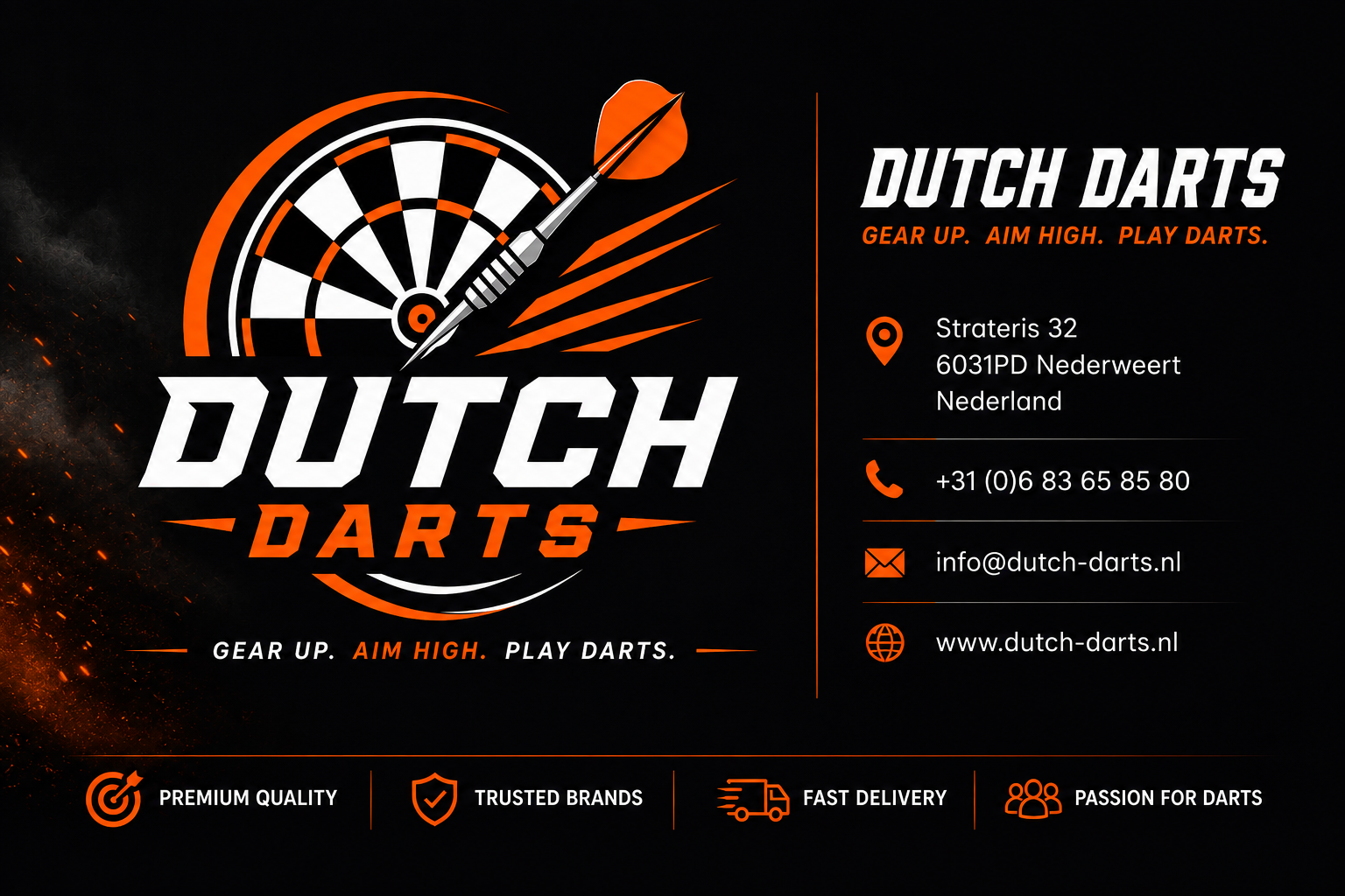 Dutch Darts - Gear Up. Aim High. Play Darts.